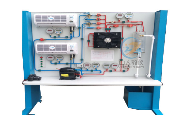 制冷系統(tǒng)原理與性能測試多功能實驗裝置,制冷原理實訓(xùn)臺